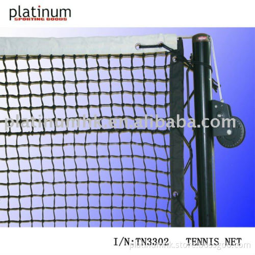 Tennis Net (TN3302, Leather 2.5, 3.0mm Double)